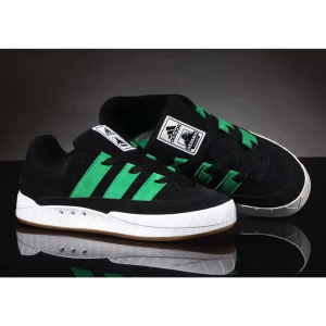 Alternative view of Giày Adidas x Atmos x XLarge Adimatic 'Black Green' HQ3936