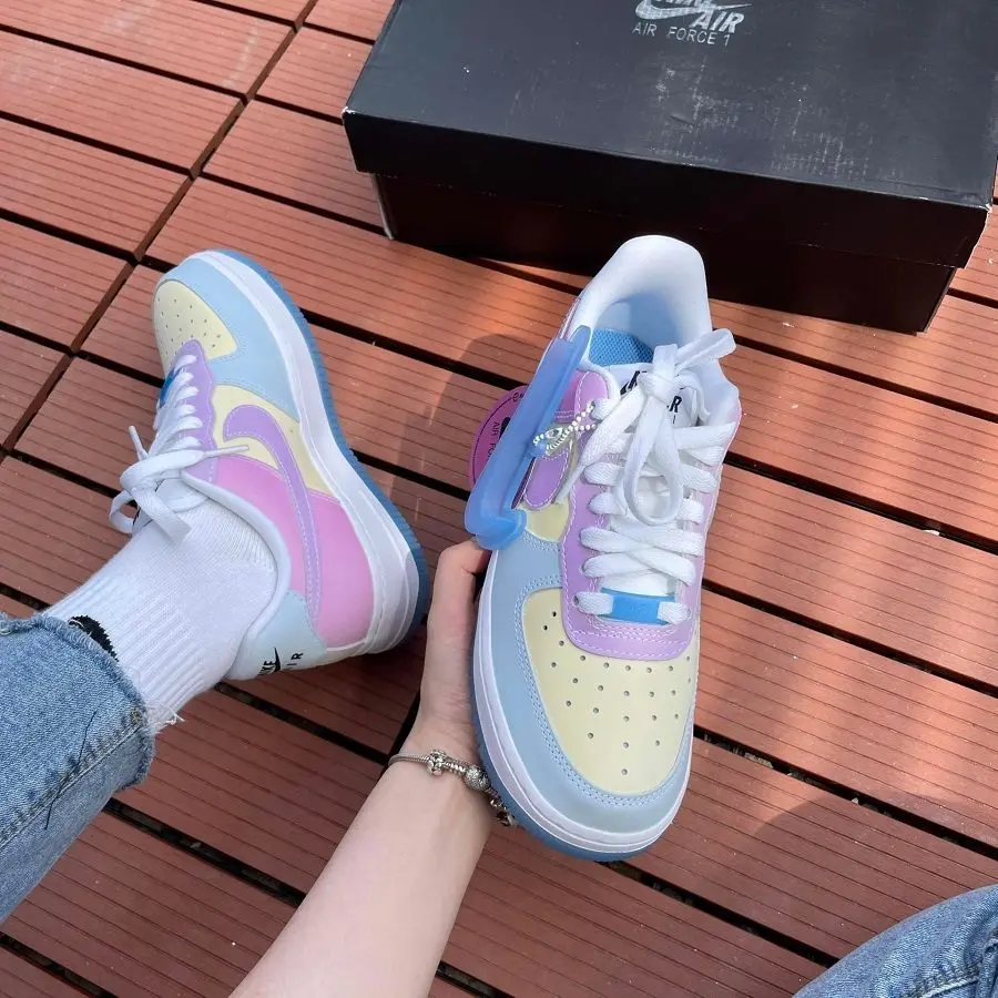Giày Nike Wmns Air Force 1 '07 LX 'UV Reactive' DA8301-100 - Ảnh 6