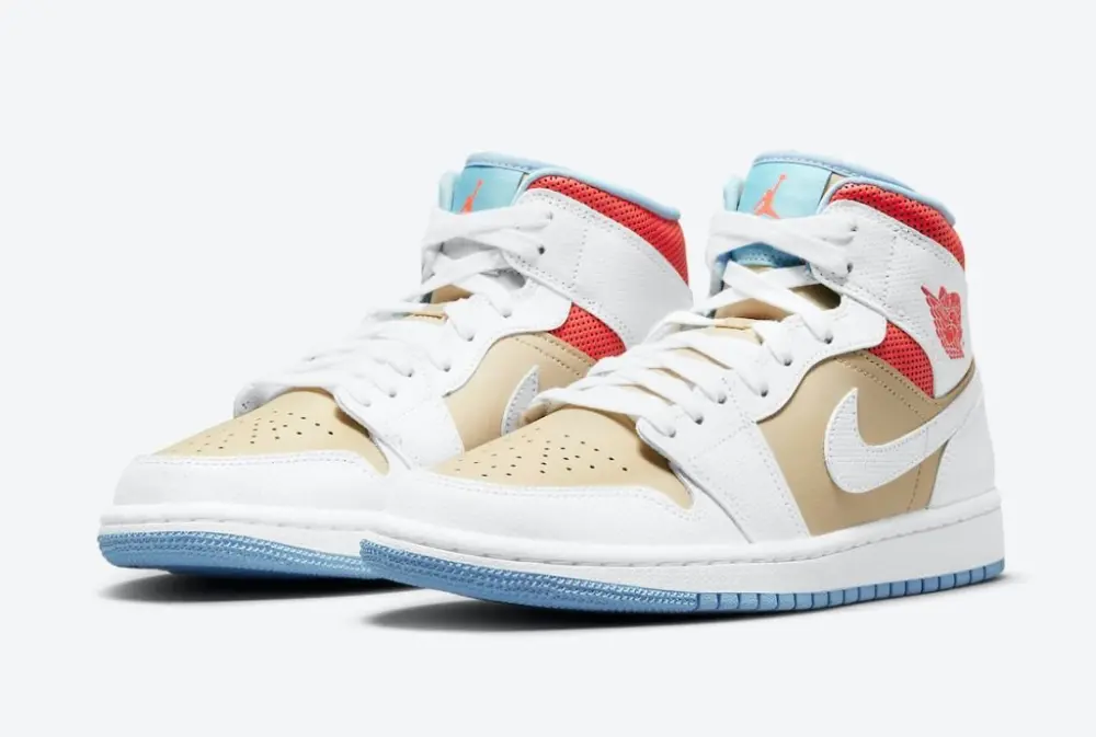 Giày Nike Air Jordan 1 Mid Sesame CZ0774-200 - Ảnh 3