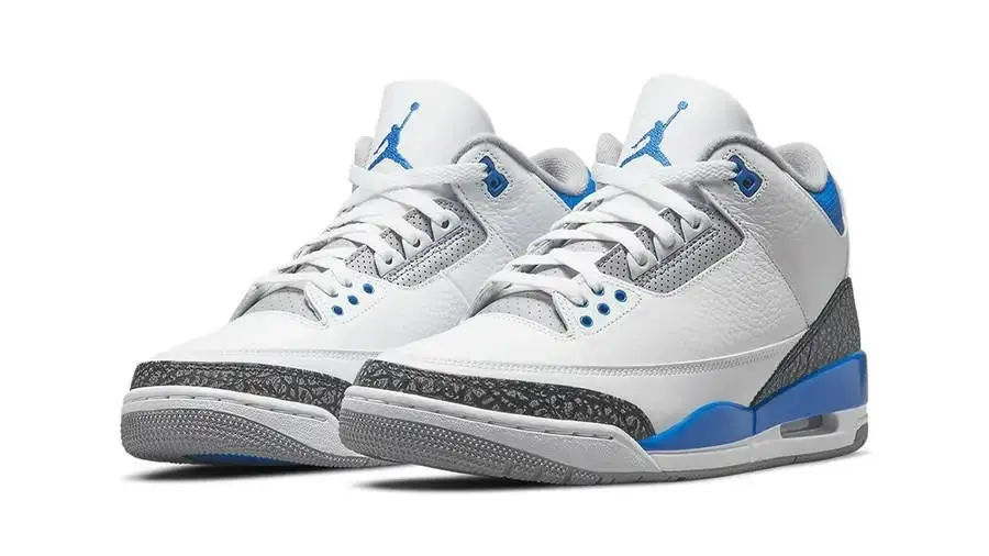 Alternative view of Giày Nike Air Jordan 3 Retro GS 'Racer Blue' 398614-145