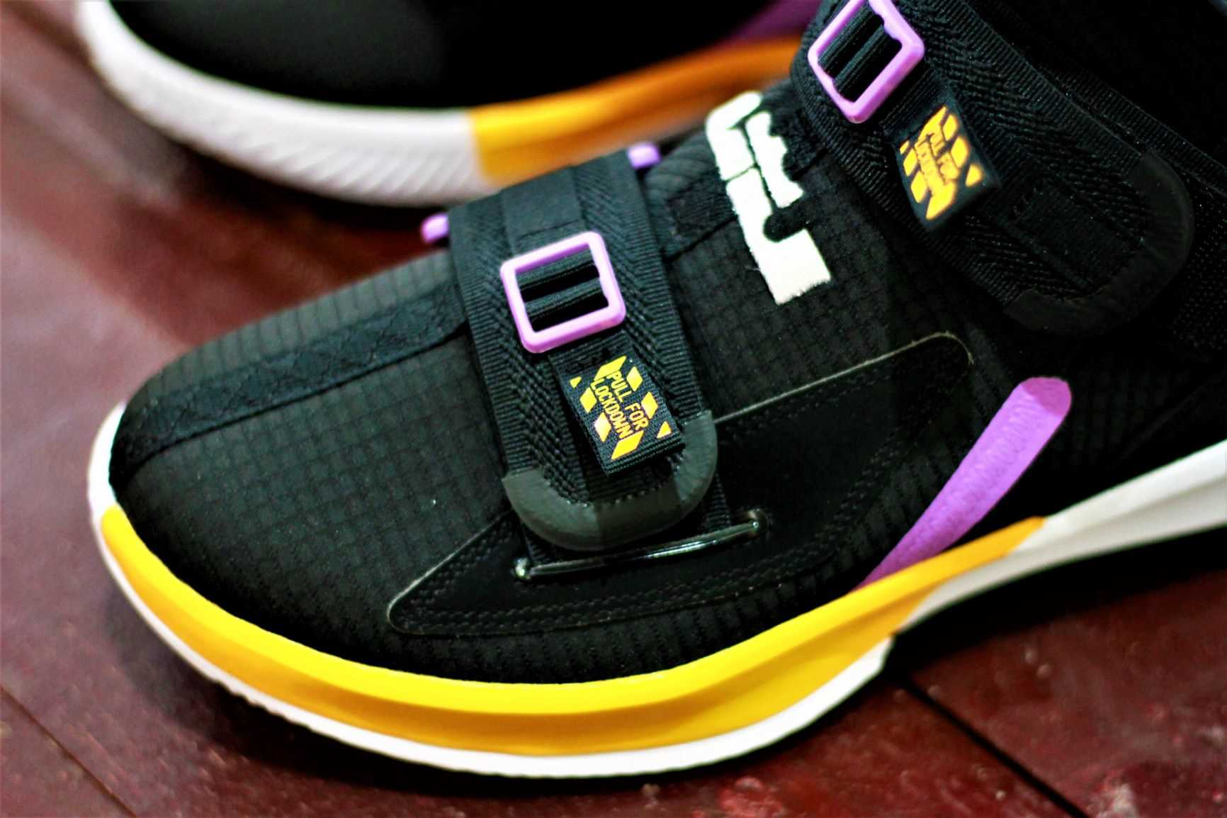 Giày Nike LeBron Soldier 13 'Black Yellow' AR4228-004 - Ảnh 5
