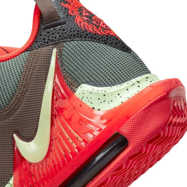 Giày Nike LeBron Witness 7 EP 'Black Crimson Alligator' DM1122-001 - Ảnh 8