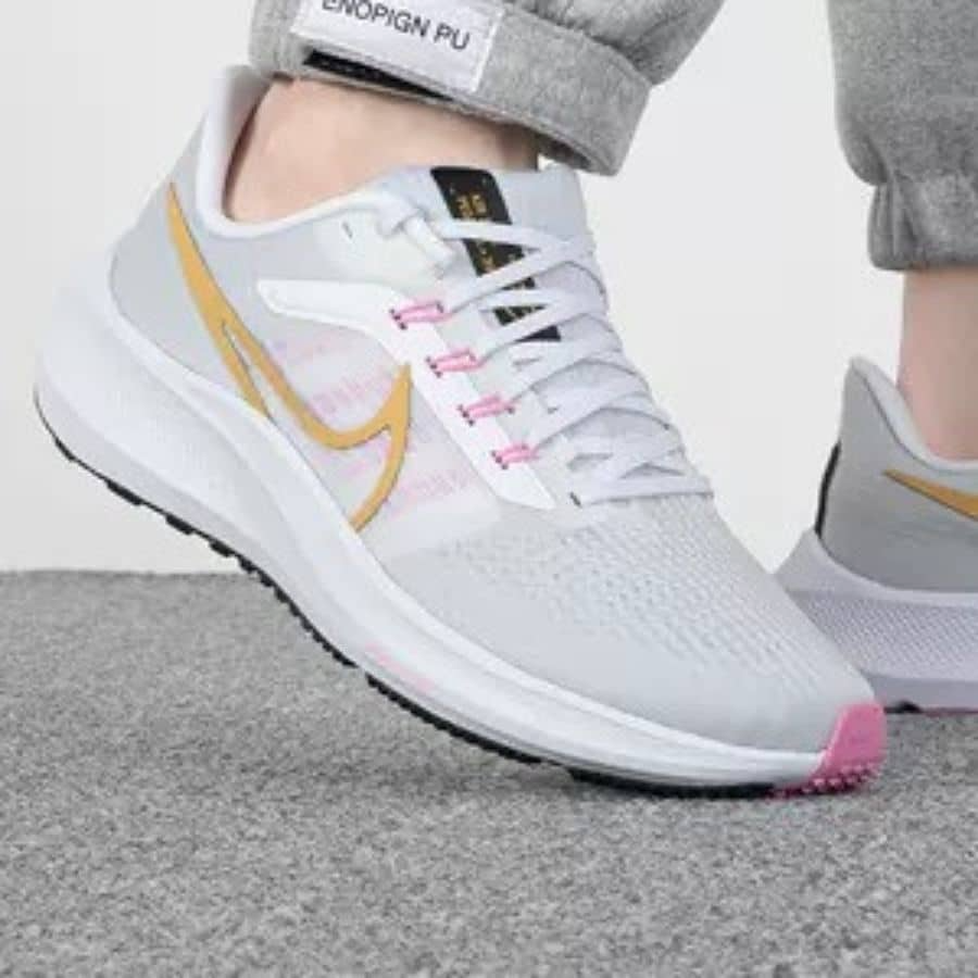 Giày Nike Pegasus 39 'White Wheat Gold Pink' DH4072-104 - Ảnh 3