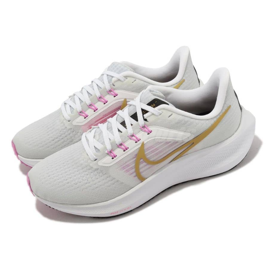 Giày Nike Pegasus 39 'White Wheat Gold Pink' DH4072-104 - Ảnh 4