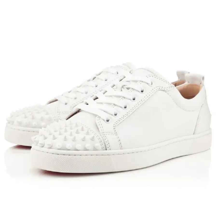 Giày Christian Louboutin Louis Junior Spikes 'White' 11305733047 - Ảnh 2
