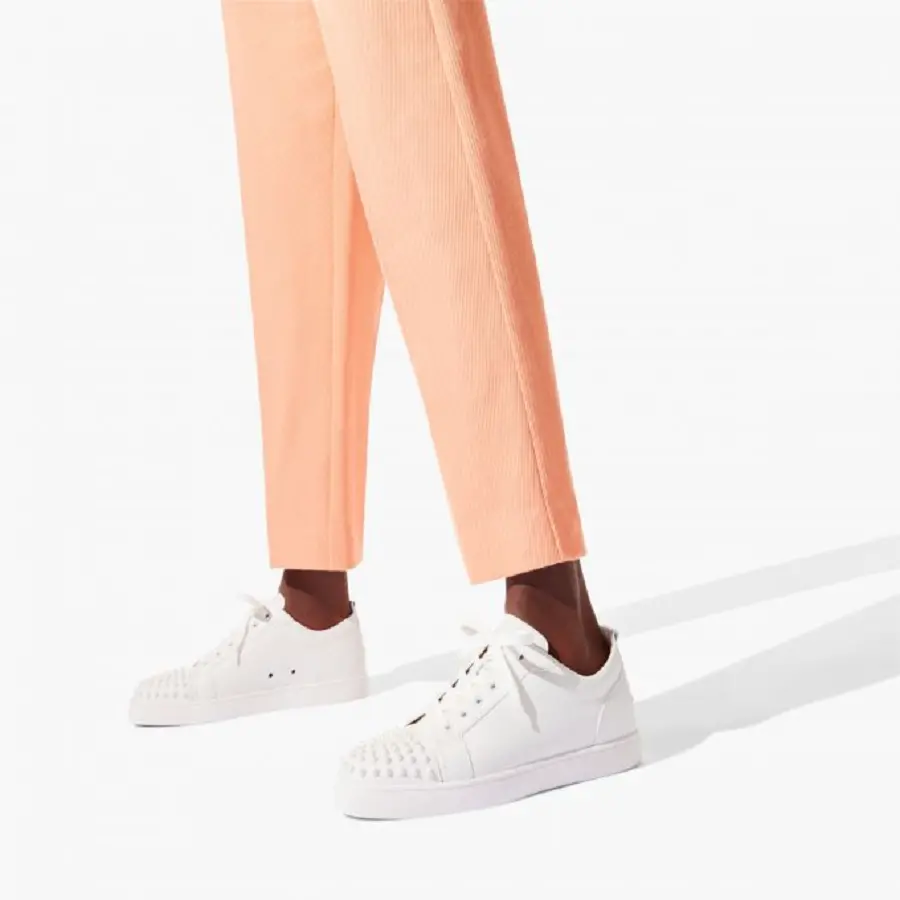 Giày Christian Louboutin Louis Junior Spikes 'White' 11305733047 - Ảnh 3