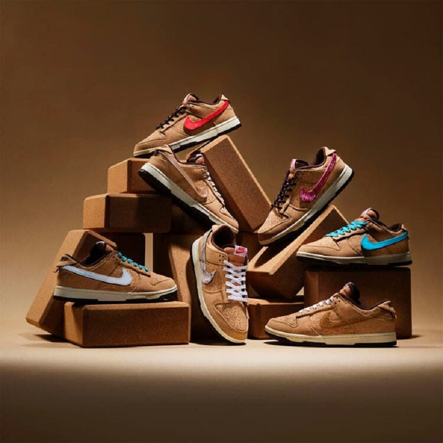 Giày Nike CLOT x Dunk Low SP 'Cork' FN0317-121 - Ảnh 5