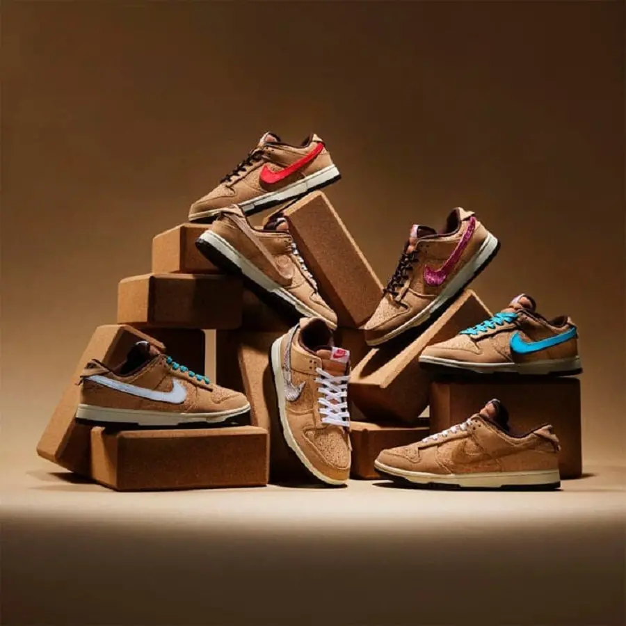 Giày Nike CLOT x Dunk Low SP 'Cork' FN0317-121 - Ảnh 5