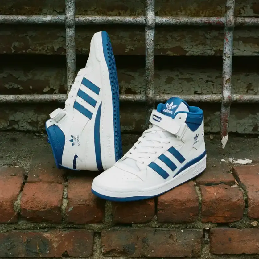 Giày Adidas Forum Mid 'White Royal Blue' FY4976 - Ảnh 5