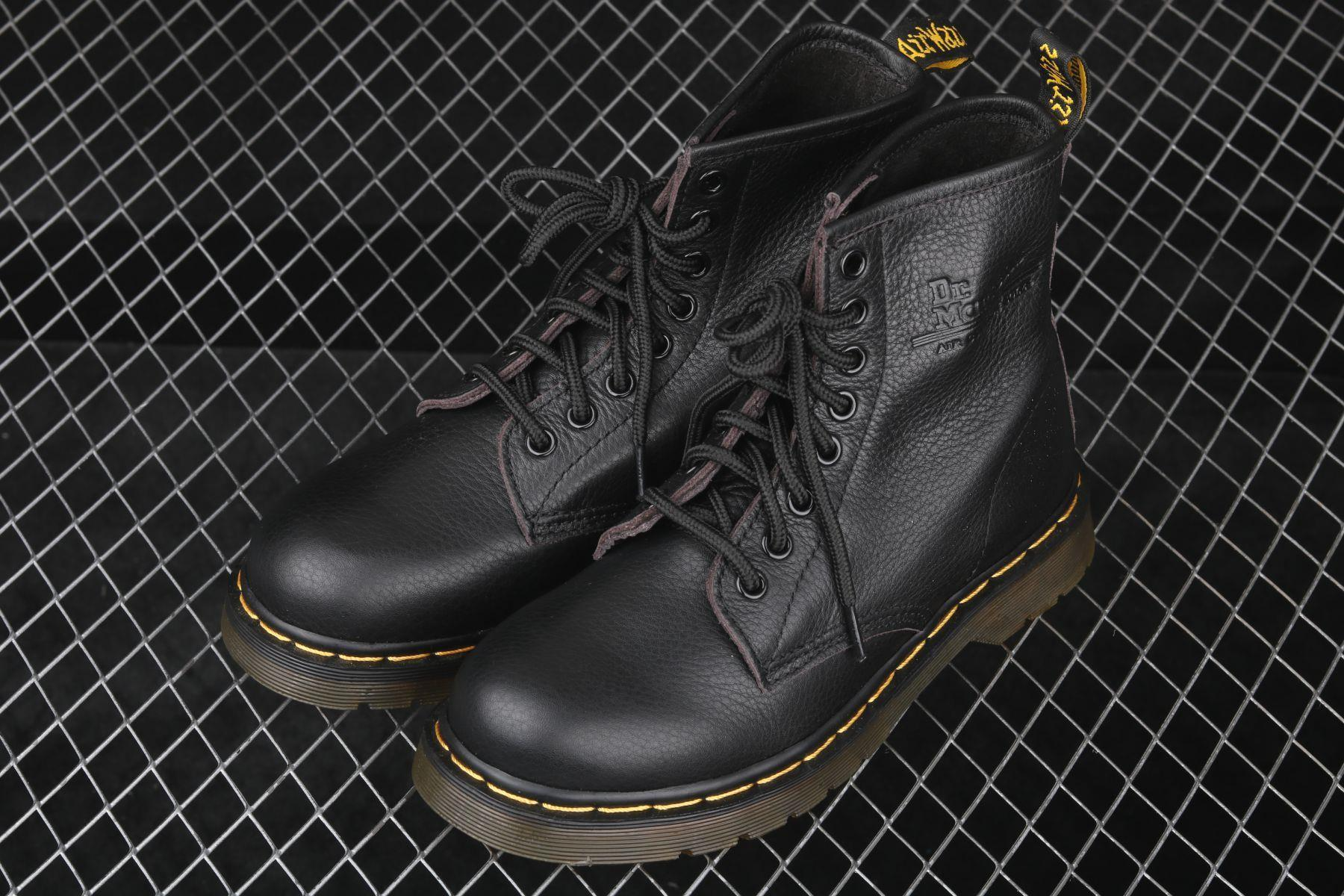 Giày Dr. Martens Wmns 1460 Nappa Leather Lace Up Boot 'Black' 11821002 - Ảnh 5
