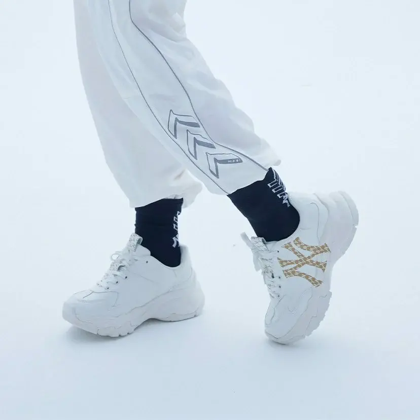 Giày MLB Bigball Chunky Mono NY 'Ivory' 3ASHCM01N-50IVS - Ảnh 5