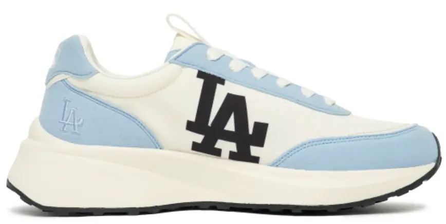 Giày MLB La Dodgers Chunky Jogger 'White Blue' 3ASXX111N-07BLL