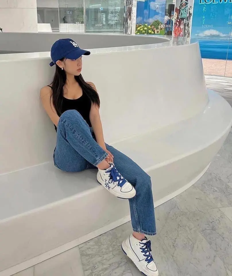 Giày MLB Chunky Liner High 'Blue' 3ASXCB12N-07BLL - Ảnh 6