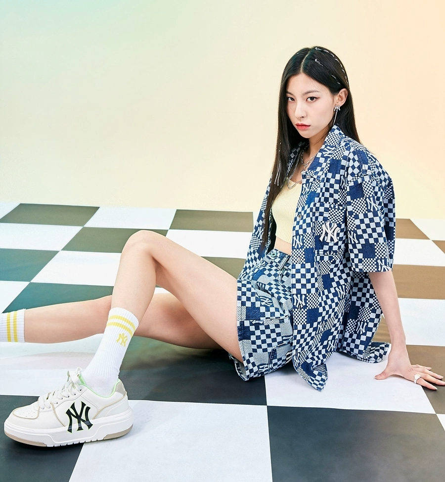 Giày MLB Chunky Liner New York Yankees 'Beige' 3ASXCA12N-50BGS - Ảnh 7