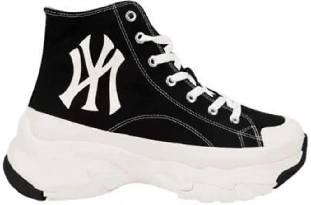Giày MLB NY Chunky High New York Yankees ‘Black’ 32SHU1111-50L