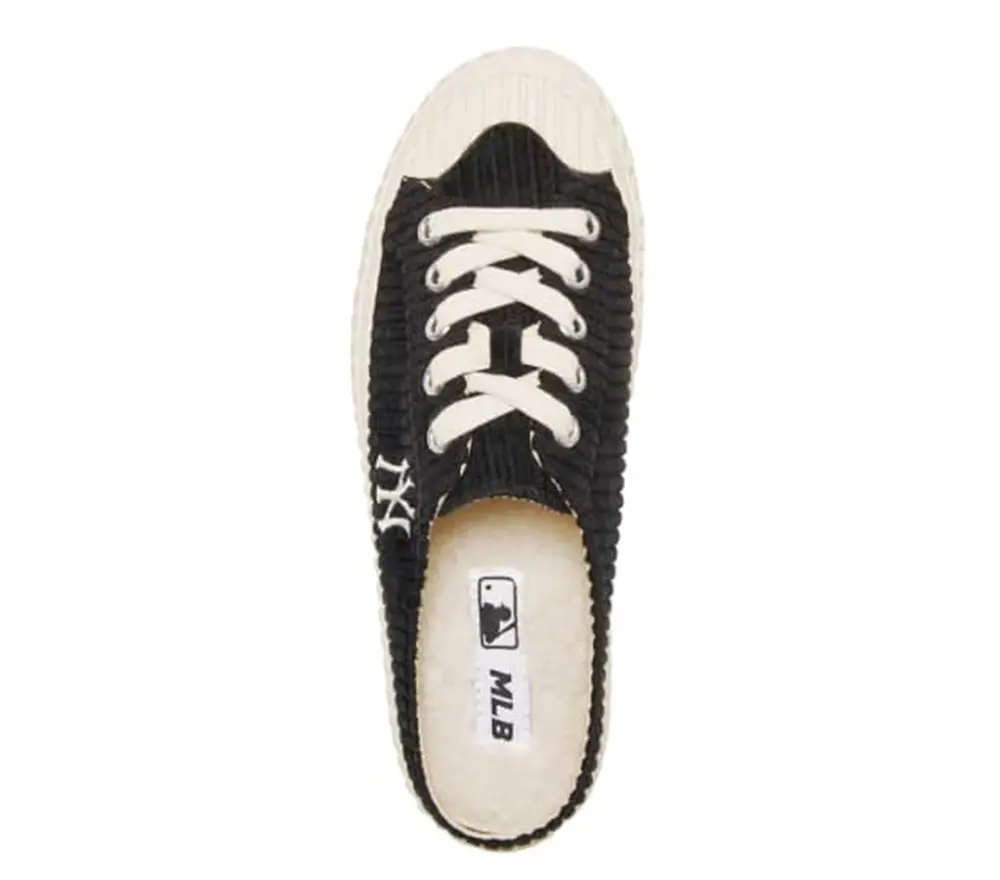 Giày MLB Playball Corduroy Mule FL New York Yankees 3AMUUD116-50BKS - Ảnh 4