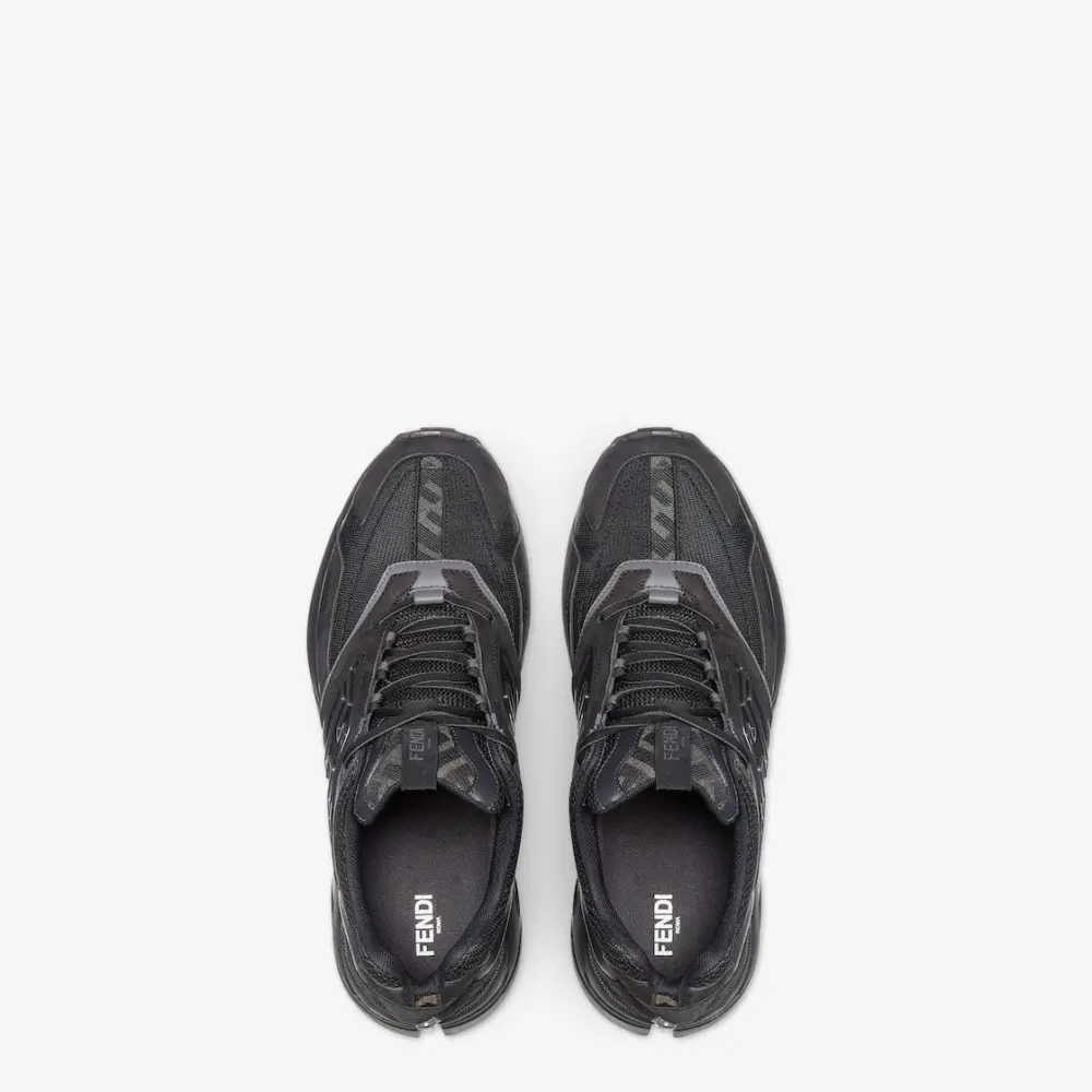 Giày Fendi Faster Trainers 'Black' 7E1555AKX6F1ICG - Ảnh 4