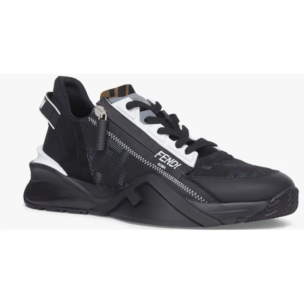 Giày Fendi Flow 'Black Fabric' 7E1392AD78F1ED8 - Ảnh 3