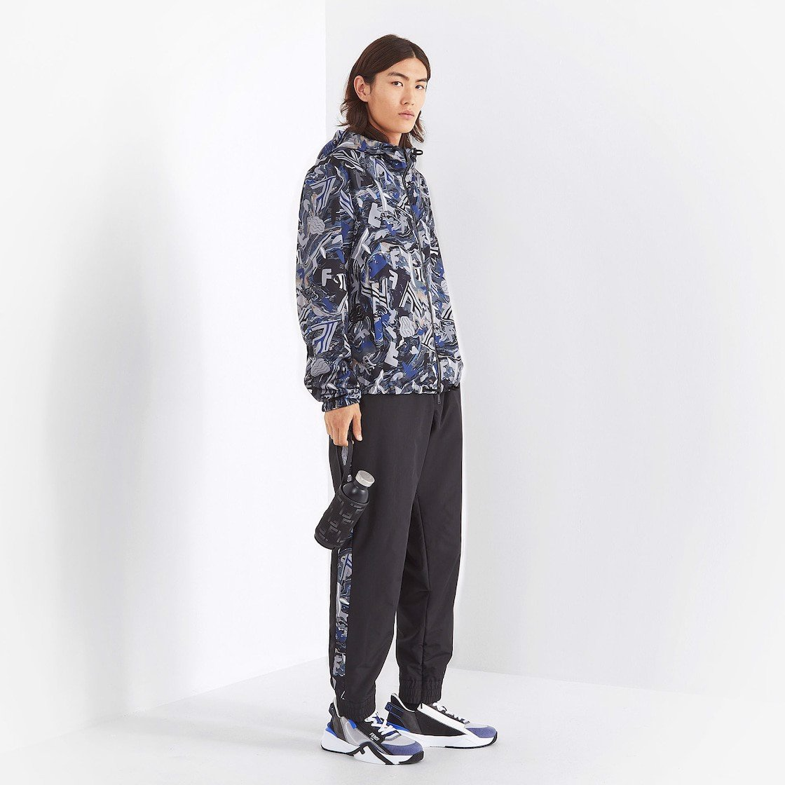 Giày Fendi Flow 'Blue Nylon' 7E1392AD7VF1FHC - Ảnh 2