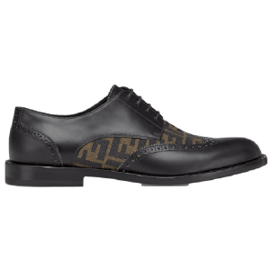 Giày Fendi Leather Lace-Ups 'Black' 7L1563AHGYF0PMM