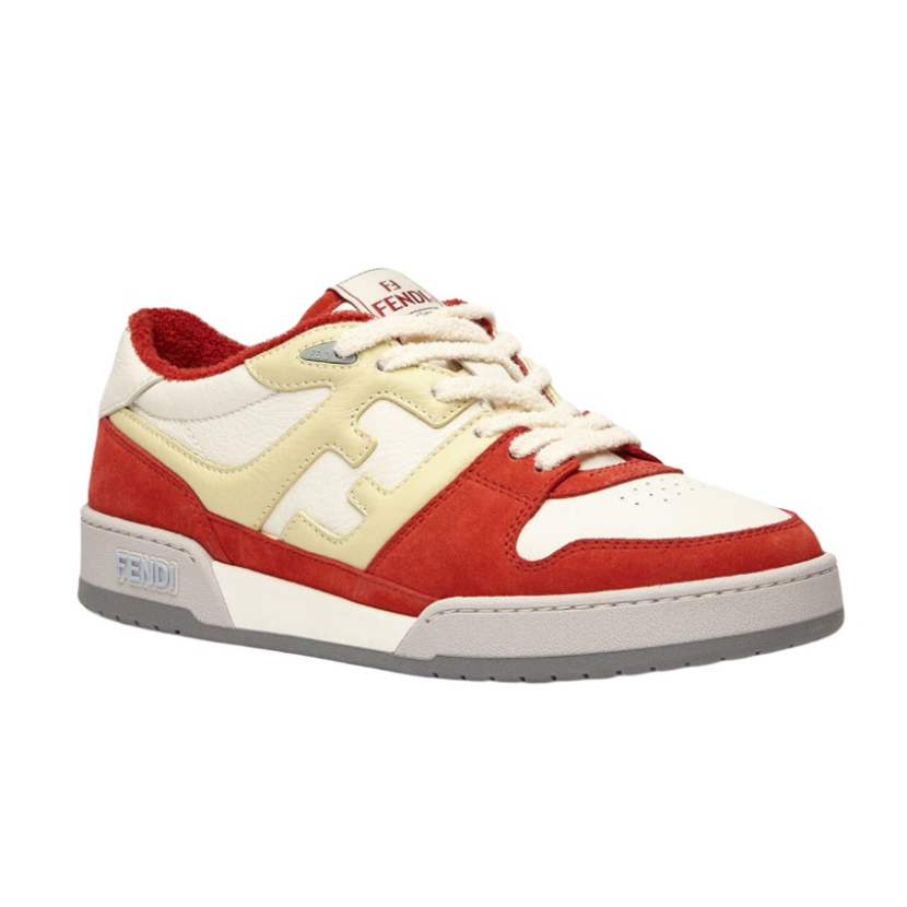 Giày Fendi Low Tops 'Cream Red' 7E1493AI1NF1H1D - Ảnh 3