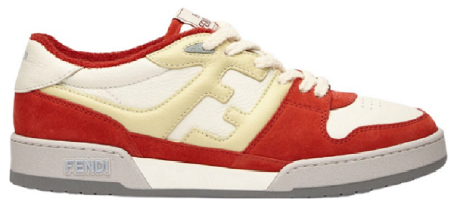 Giày Fendi Low Tops 'Cream Red' 7E1493AI1NF1H1D