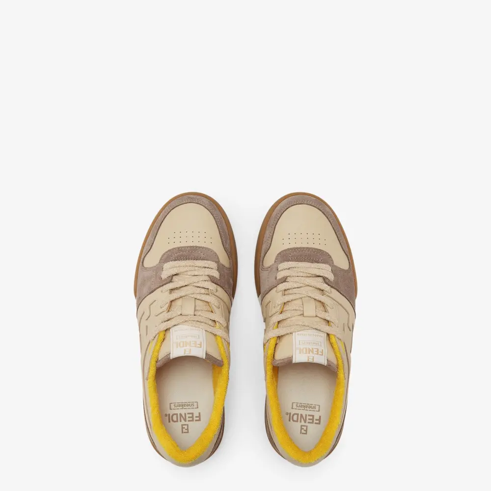 Giày Fendi Match Low Tops 'Beige' 7E1493AHH2F1FHU - Ảnh 4