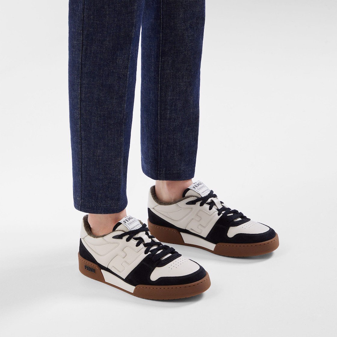 Giày Fendi Match Low Tops 'Black' 7E1493AHH2F1FZB - Ảnh 3