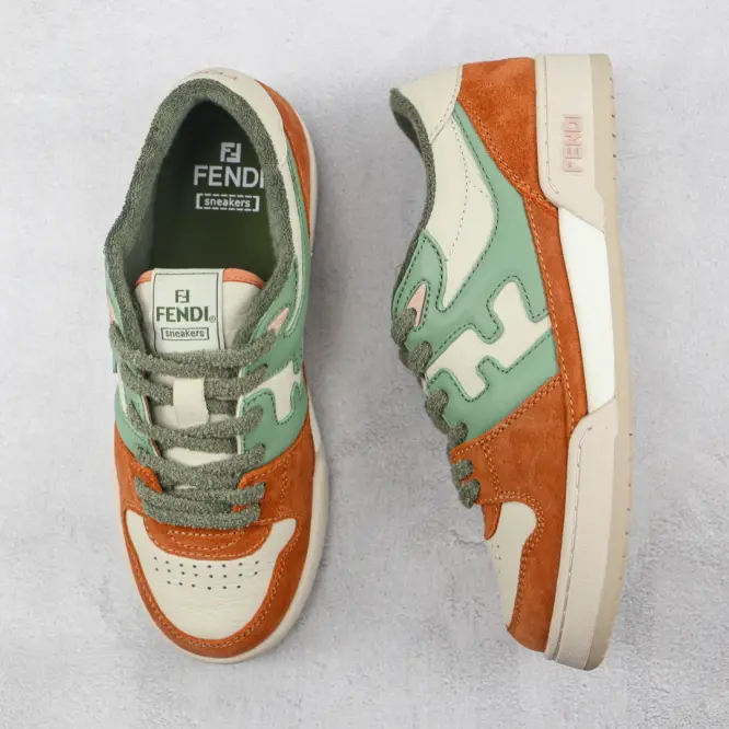 Alternative view of Giày Fendi Match 'Orange Green' 7E1493AI1NF1H1E