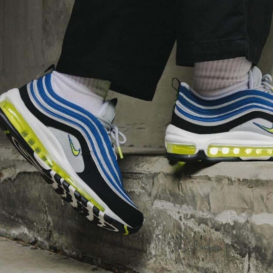 Giày Nike Air Max 97 'Atlantic Blue Voltage Yellow' DM0028-400 - Ảnh 4