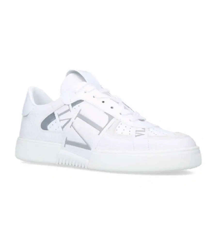 Giày Valentino Garavani Leather Vl7n Sneakers In White VY0S0C58WRQ22E - Ảnh 4