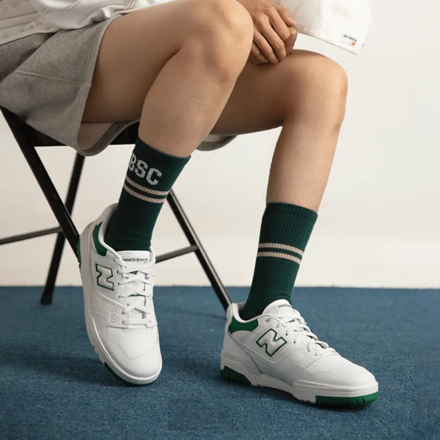 Giày New Balance 550 'White Green Cream' BB550SWB - Ảnh 4