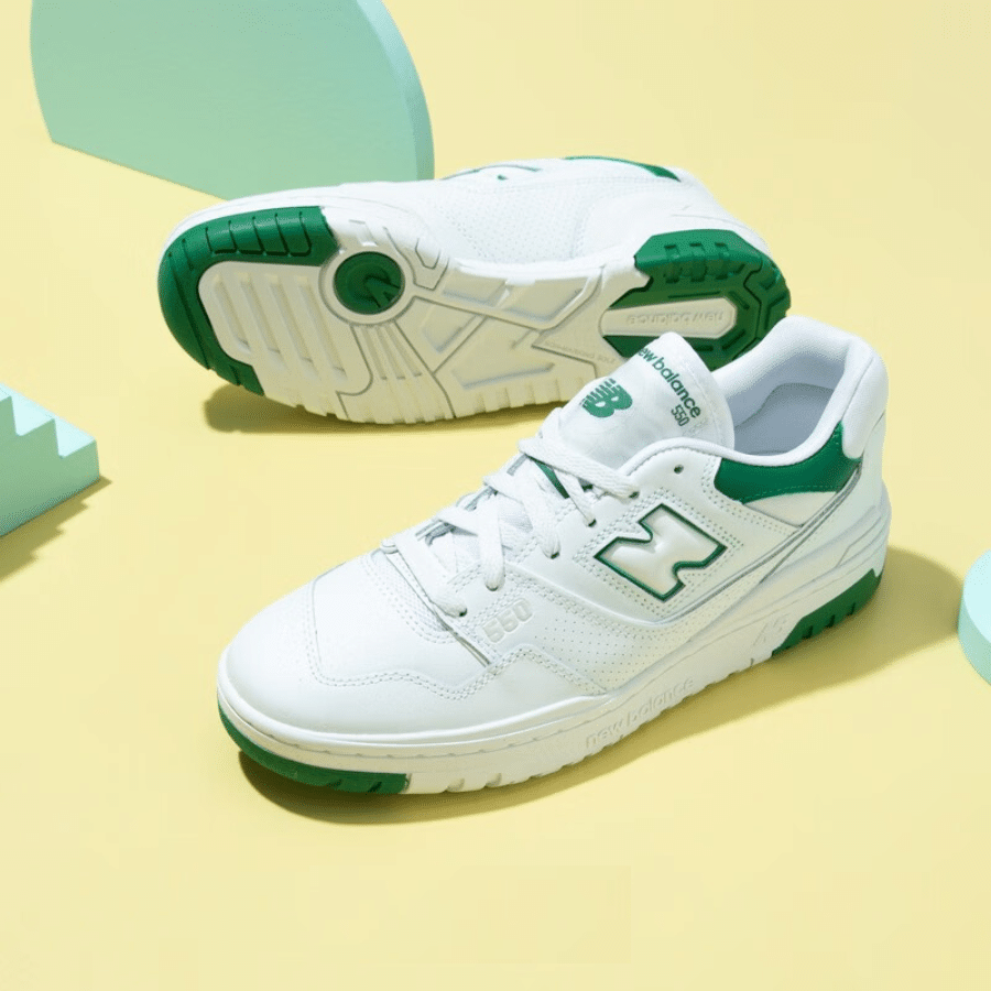Giày New Balance 550 'White Green Cream' BB550SWB - Ảnh 5
