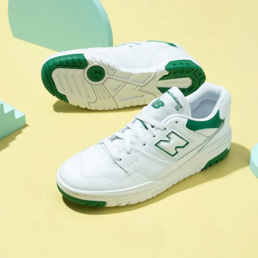 Giày New Balance 550 'White Green Cream' BB550SWB - Ảnh 5