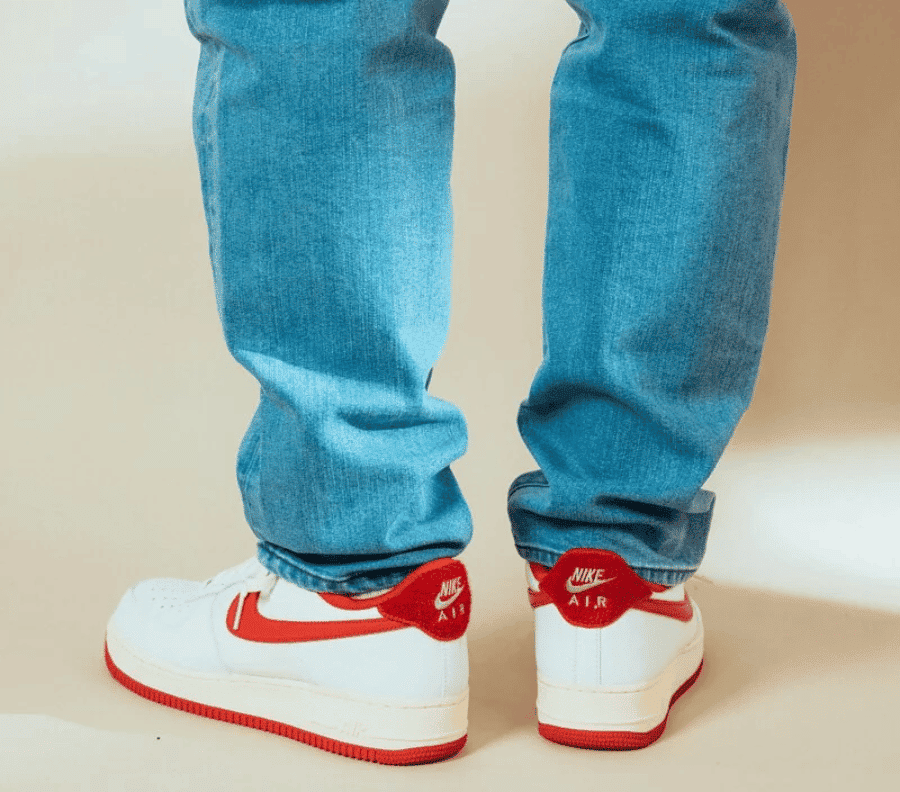 Giày Nike Air Force 1 Low 'White Gym Red Sail' DO5220-161 - Ảnh 4