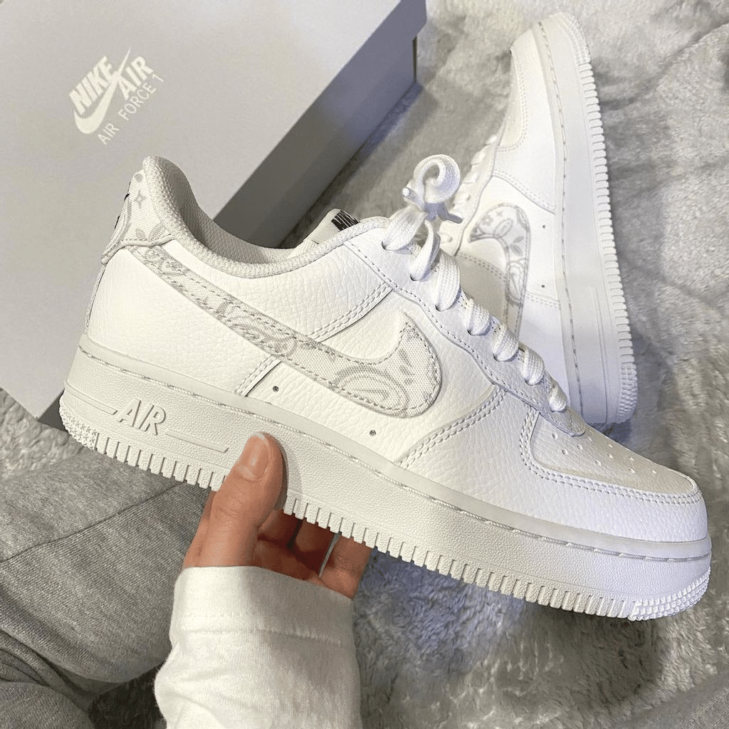 Giày Nike Air Force 1 Low 'White Paisley' DJ9942-100 - Ảnh 5