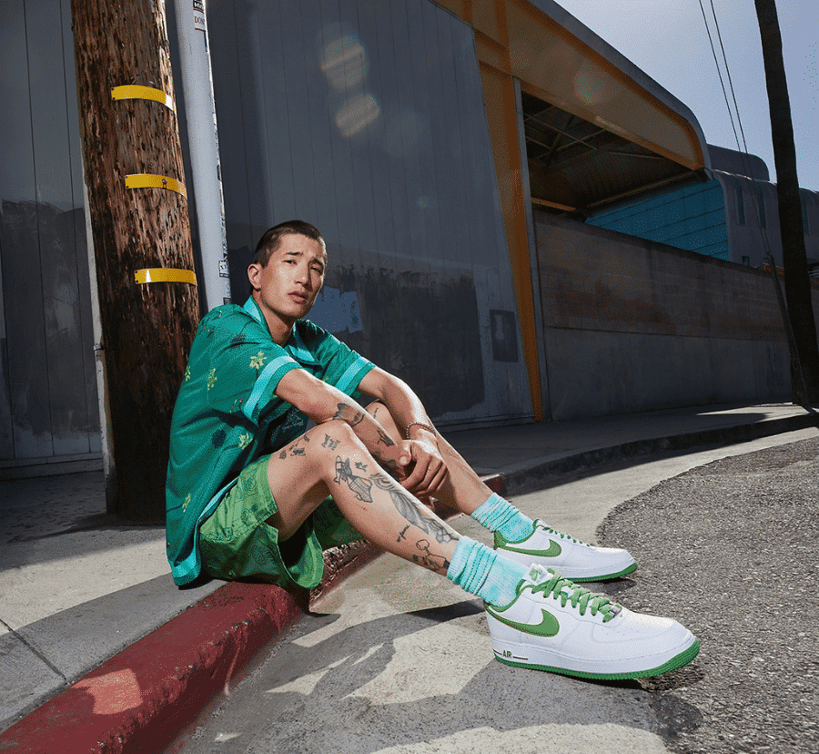 Giày Nike Air Force 1 Low ‘White Green’ DH7561-105 - Ảnh 4