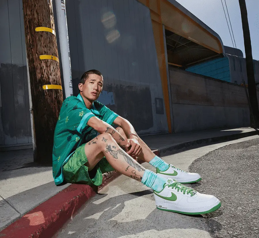 Giày Nike Air Force 1 Low ‘White Green’ DH7561-105 - Ảnh 4