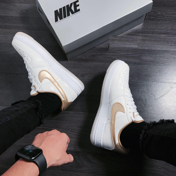 nike air force 1 low worldwide katakana gold