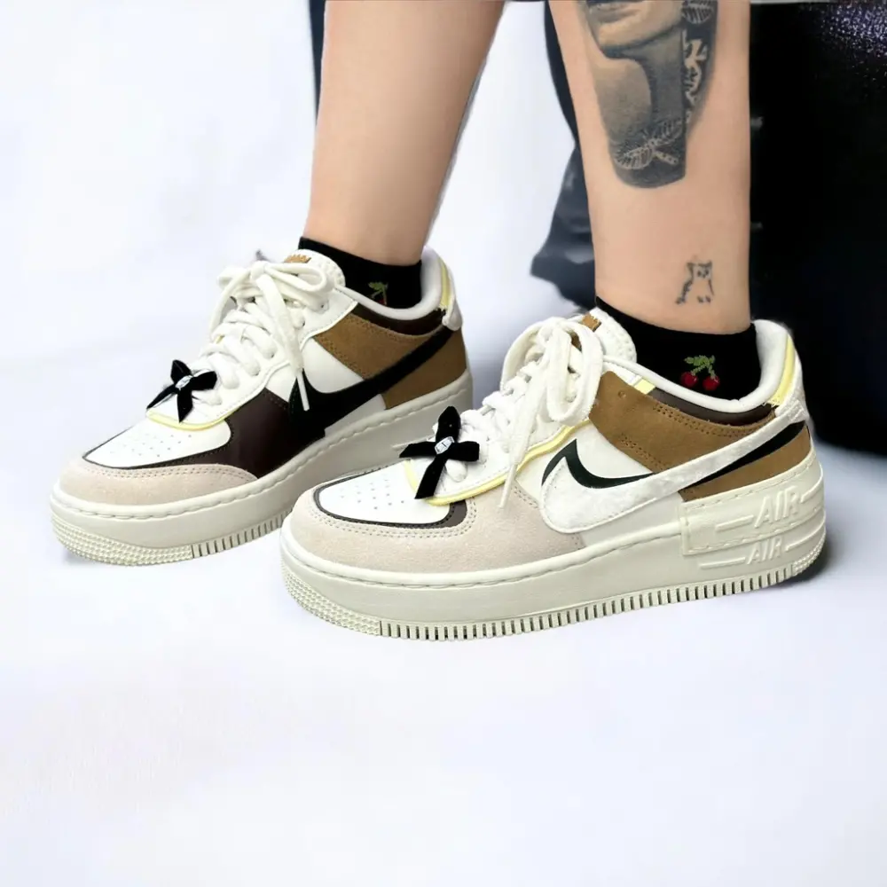 Alternative view of Giày Nike Air Force 1 Shadow ‘Black Bow’ FB1857-111