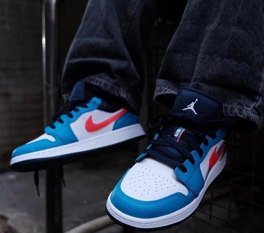 Giày Nike Air Jordan 1 Low GS 'Game Time' CV4892-100 - Ảnh 5