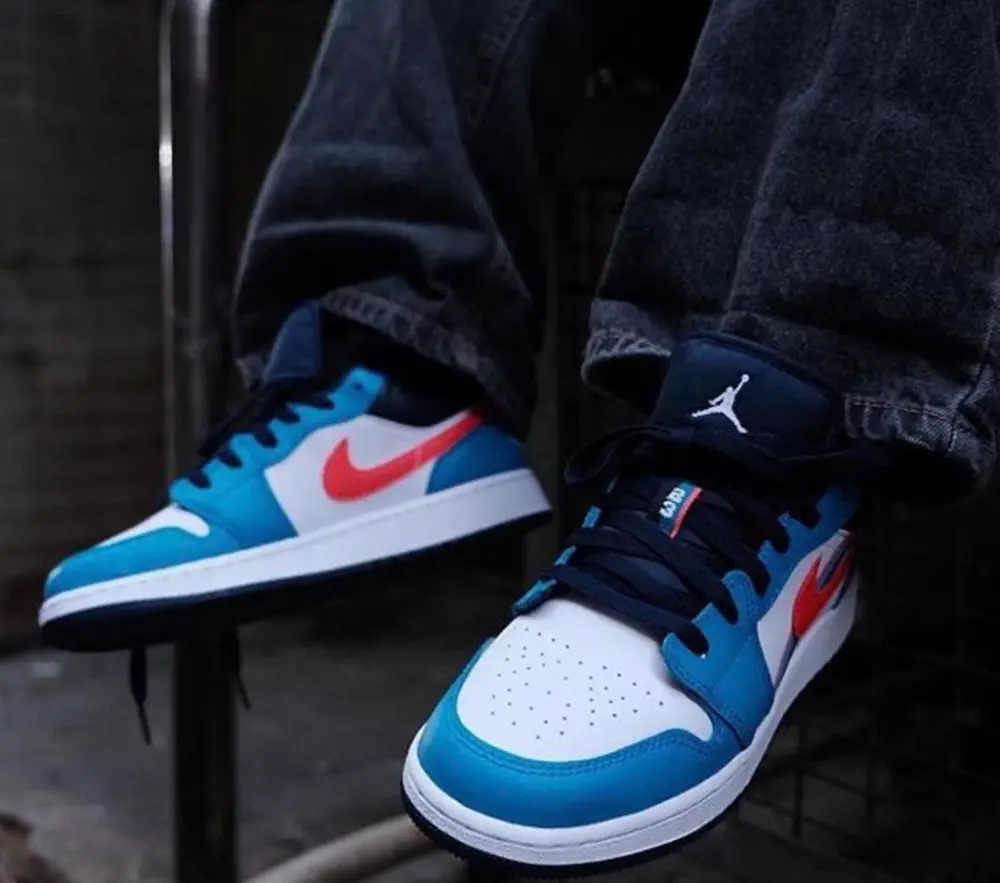 Giày Nike Air Jordan 1 Low GS 'Game Time' CV4892-100 - Ảnh 5