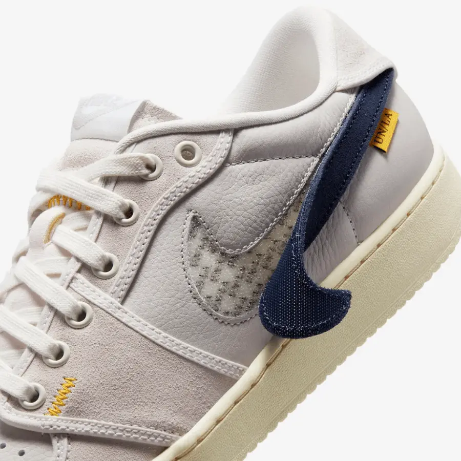 Giày Nike Air Jordan 1 AJKO Low 'Union Sail Leather' DZ4864-100 - Ảnh 7