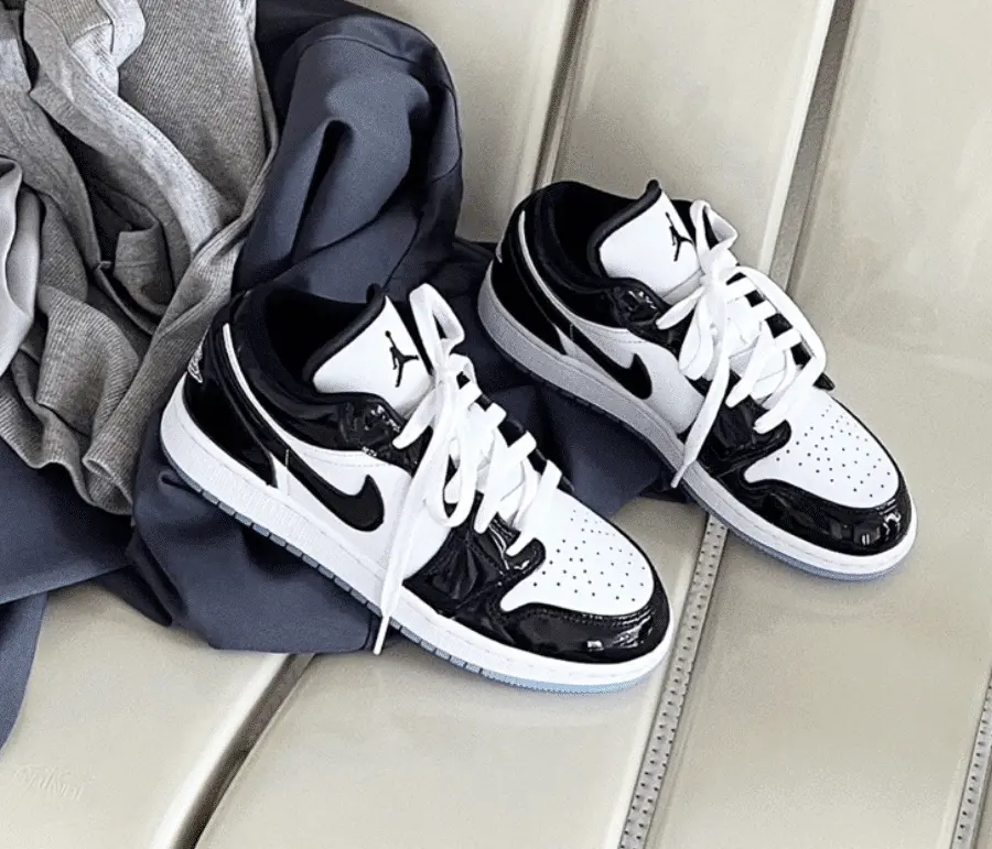 Giày Nike Air Jordan 1 Low GS 'Concord' DV1333-100 - Ảnh 4