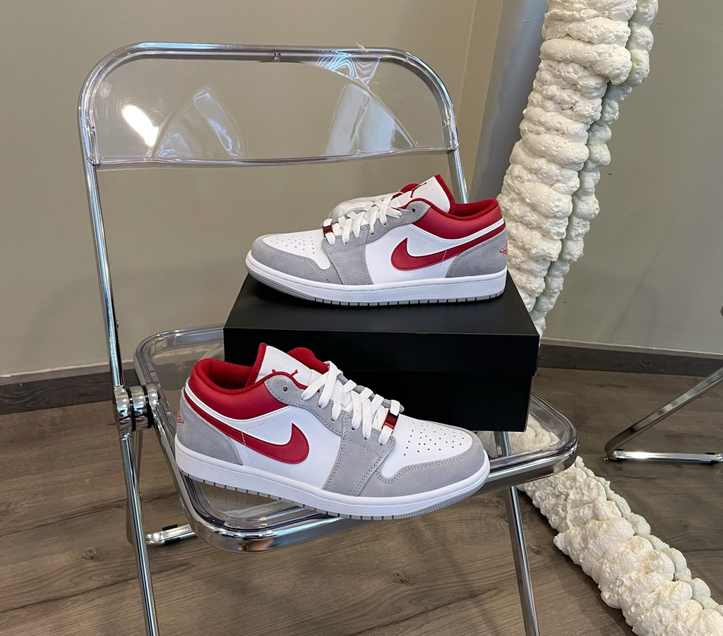 Giày Nike Air Jordan 1 Low GS 'Light Smoke Red' DM0589-016 - Ảnh 4
