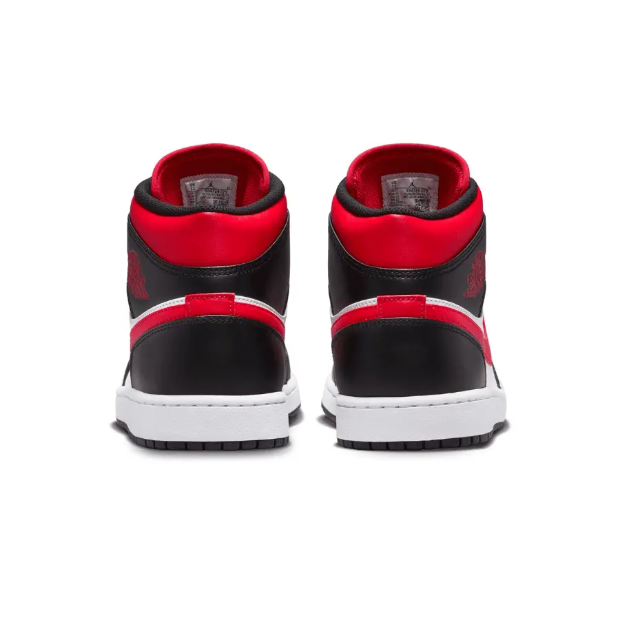 Giày Nike Air Jordan 1 Mid 'Bred Toe' 554724-079 - Ảnh 5