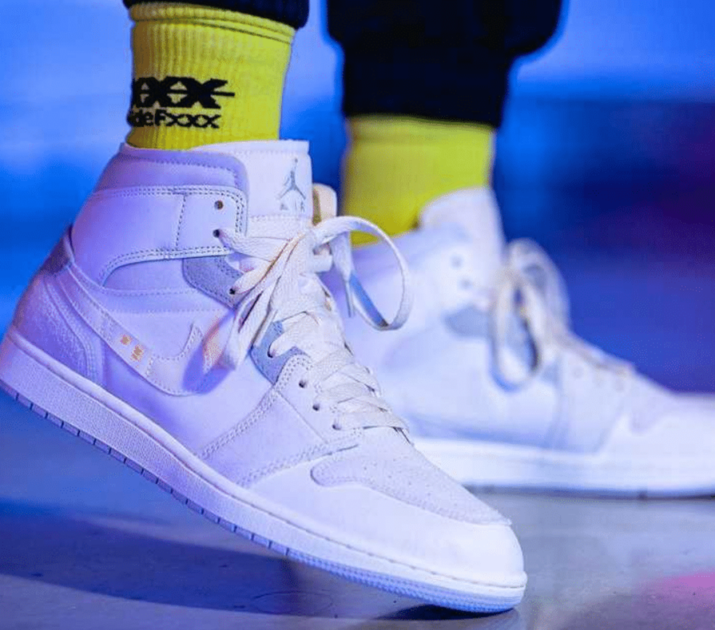 Giày Nike Air Jordan 1 Mid SE Craft 'Inside Out' DM9652-100 - Ảnh 4