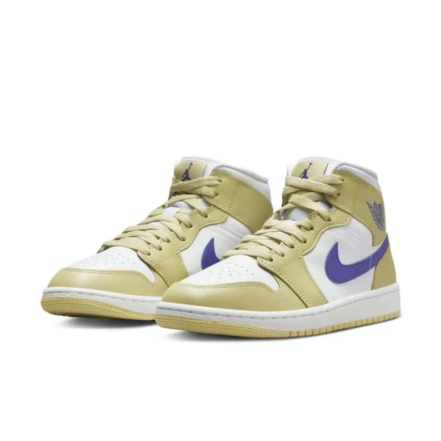Giày Nike Air Jordan 1 Mid 'Tan Gum' BQ6472-701 - Ảnh 4