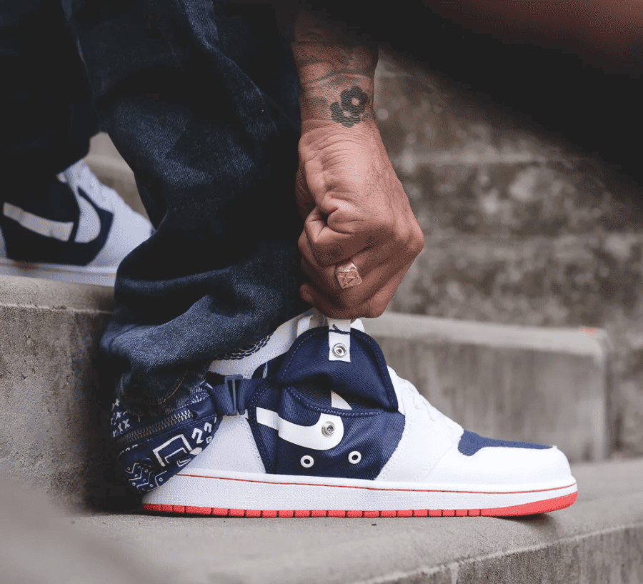 Giày Nike Air Jordan 1 'Utility' Quai 54 DV1717-100 - Ảnh 4