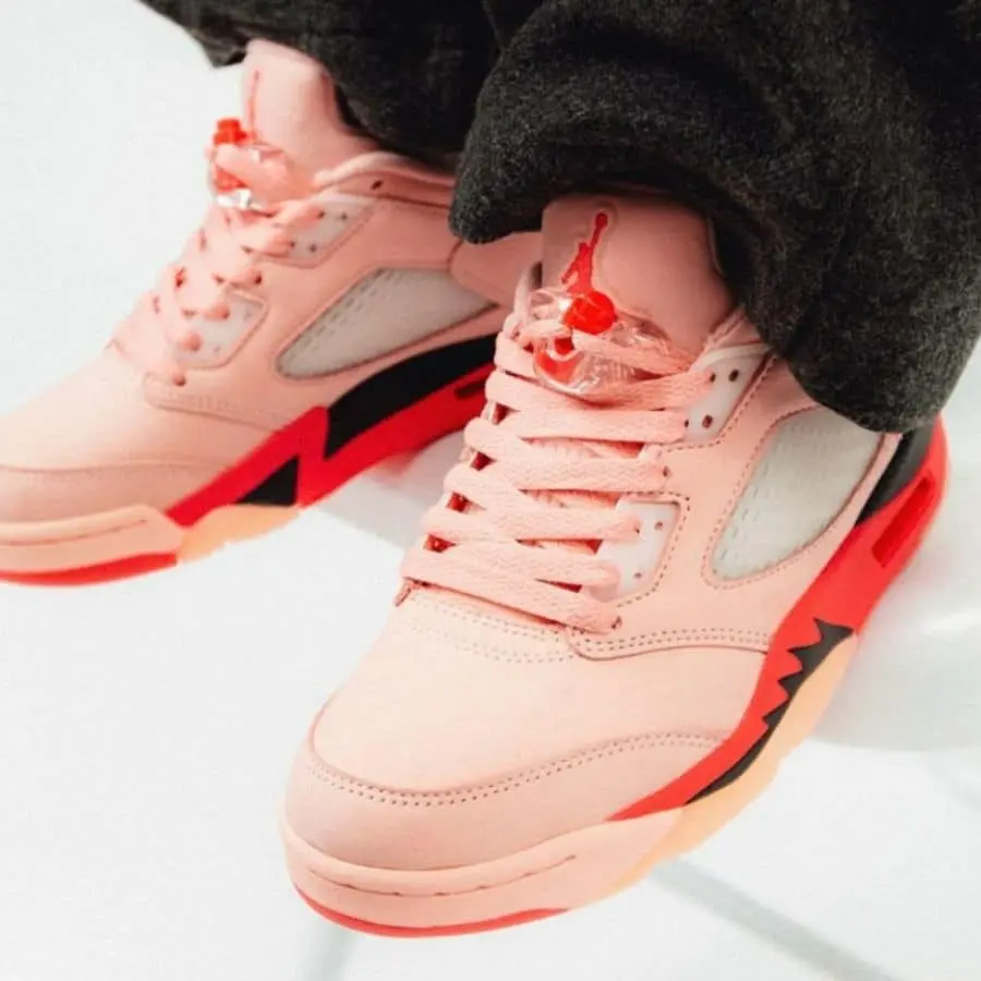 Alternative view of Giày Nike Air Jordan 5 Retro Low Arctic Orange DA8016-806